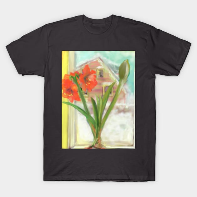 Amaryllis T-Shirt by trishaclarkin